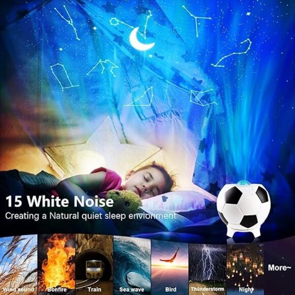 Constellations Star Night Light Soccer  Design and Bluetooth Speaker *New*** - Picture 4 of 6